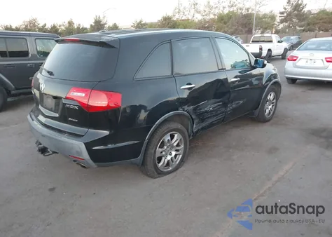 2009 Acura Mdx Technology Package z USA, uszkodzony, nr VIN 2HNYD28679H524339